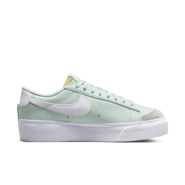 nike blazer low platform green