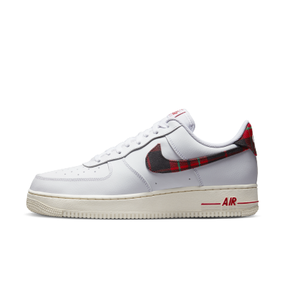 air force ones red and white