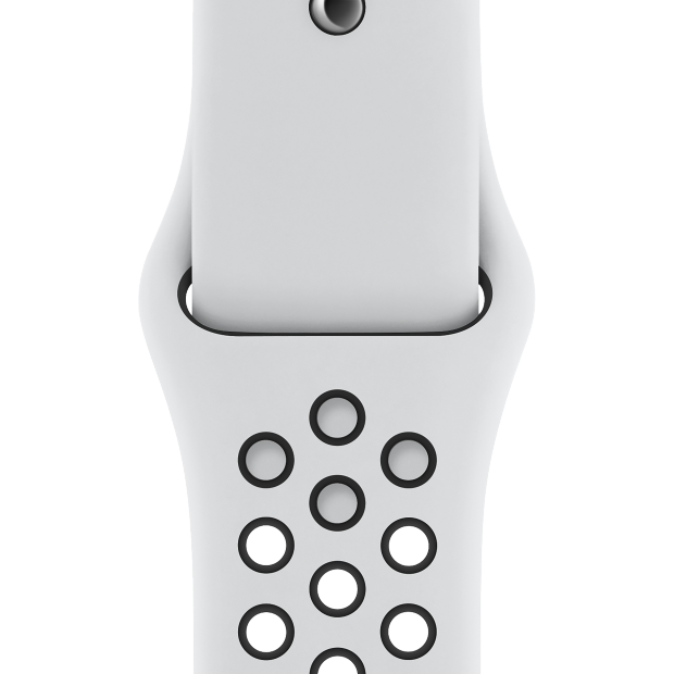 Nike Apple Watch SE (GPS + Cellular) With Sport Band 44 毫米銀色鋁金屬錶殼| Nike 香港官方網上商店