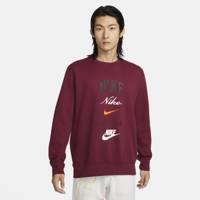 Nike Club Fleece 男子長袖圓領運動衫| Nike香港官方網上商店