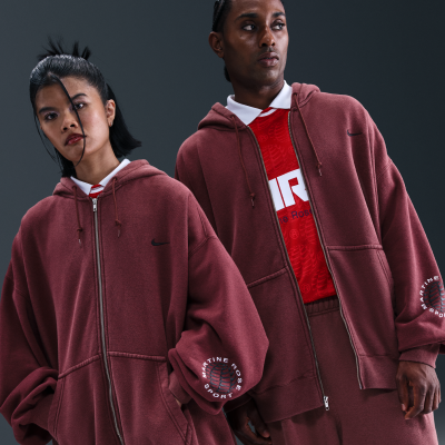 Nike x Martine Rose 男子薄絨全拉鍊式連帽衫| Nike香港官方網上商店